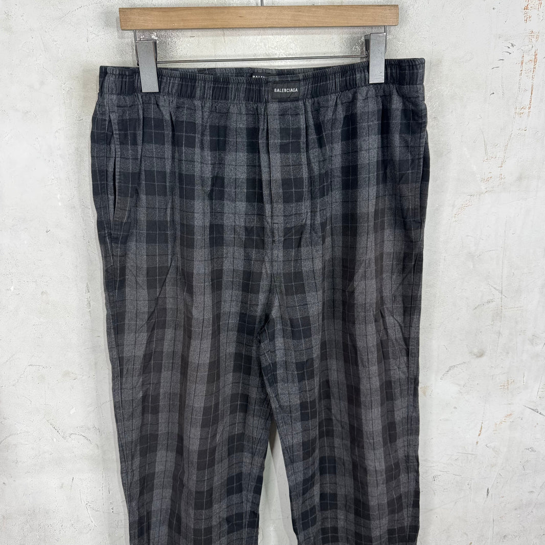 Balenciaga Plaid Pajama Pants