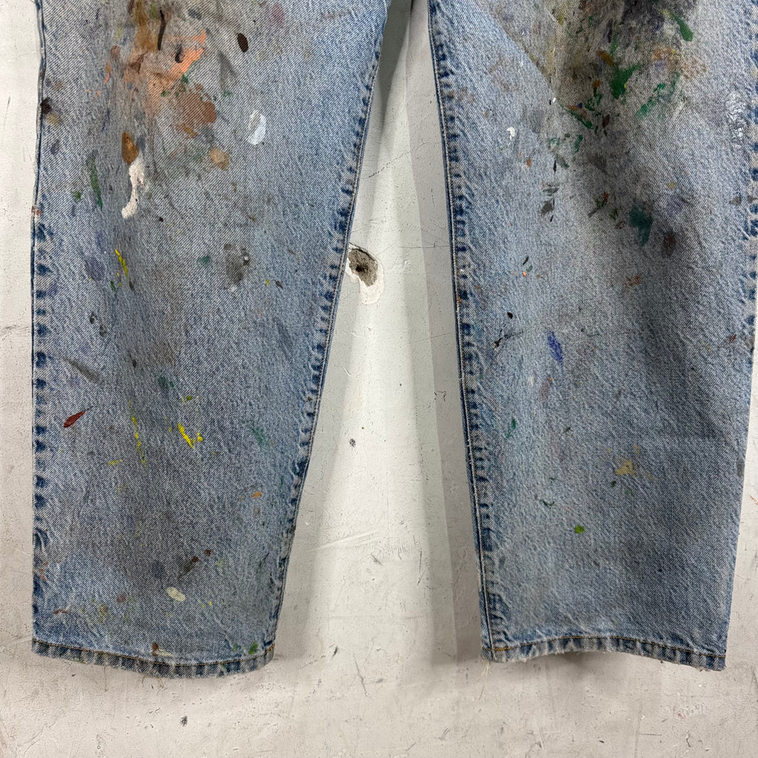 Vintage Lucky Brand Painter Distressed Jeans