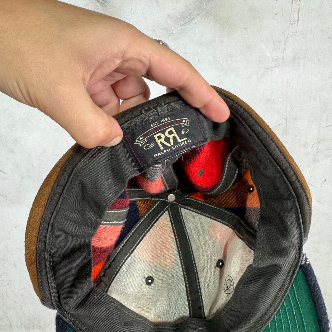 RRL Wool Plaid Earflap Hat