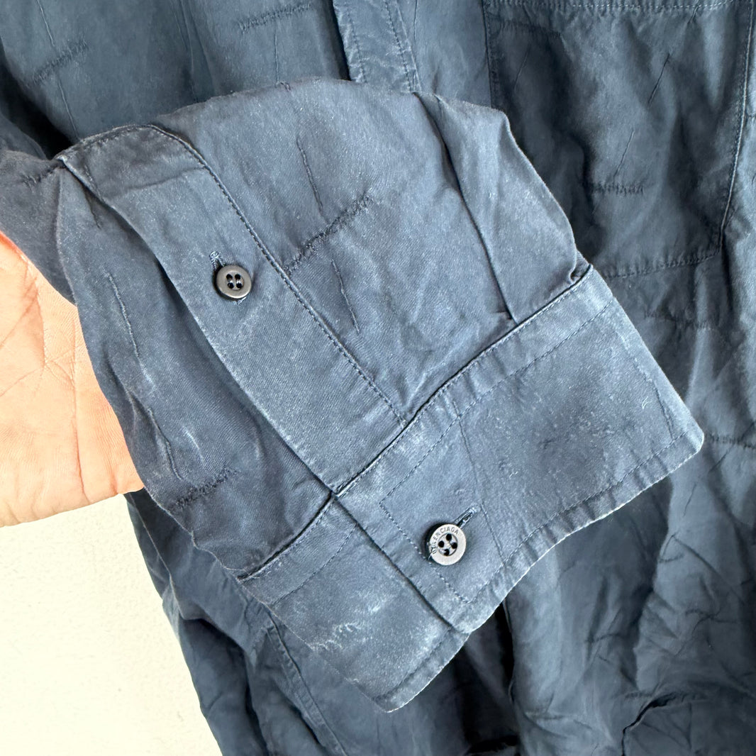 Balenciaga Navy Stitches L/S Shirt