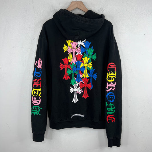 Chrome Hearts Multicolor Multicross Zip-Up Hoodie