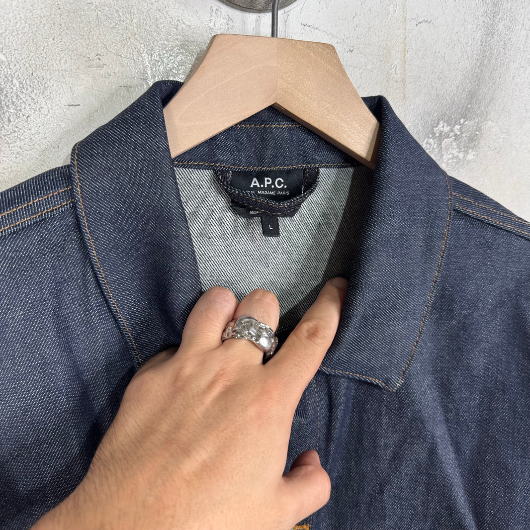 APC Raw Denim Chore Coat