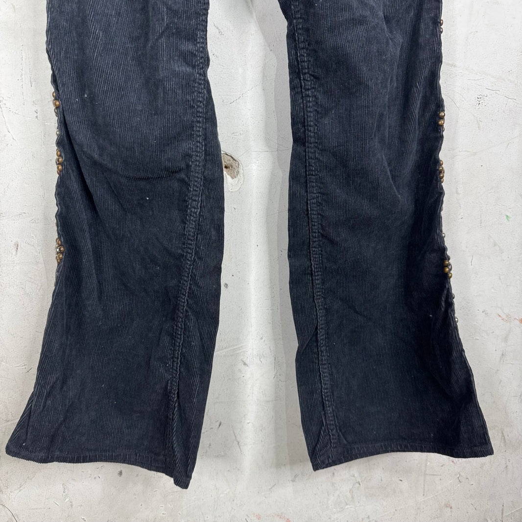 Kapital Corduroy Bondage Laced Gemstone Pants