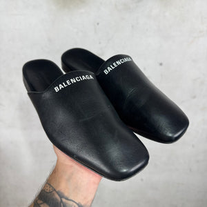 Balenciaga Cosy Logo Mules