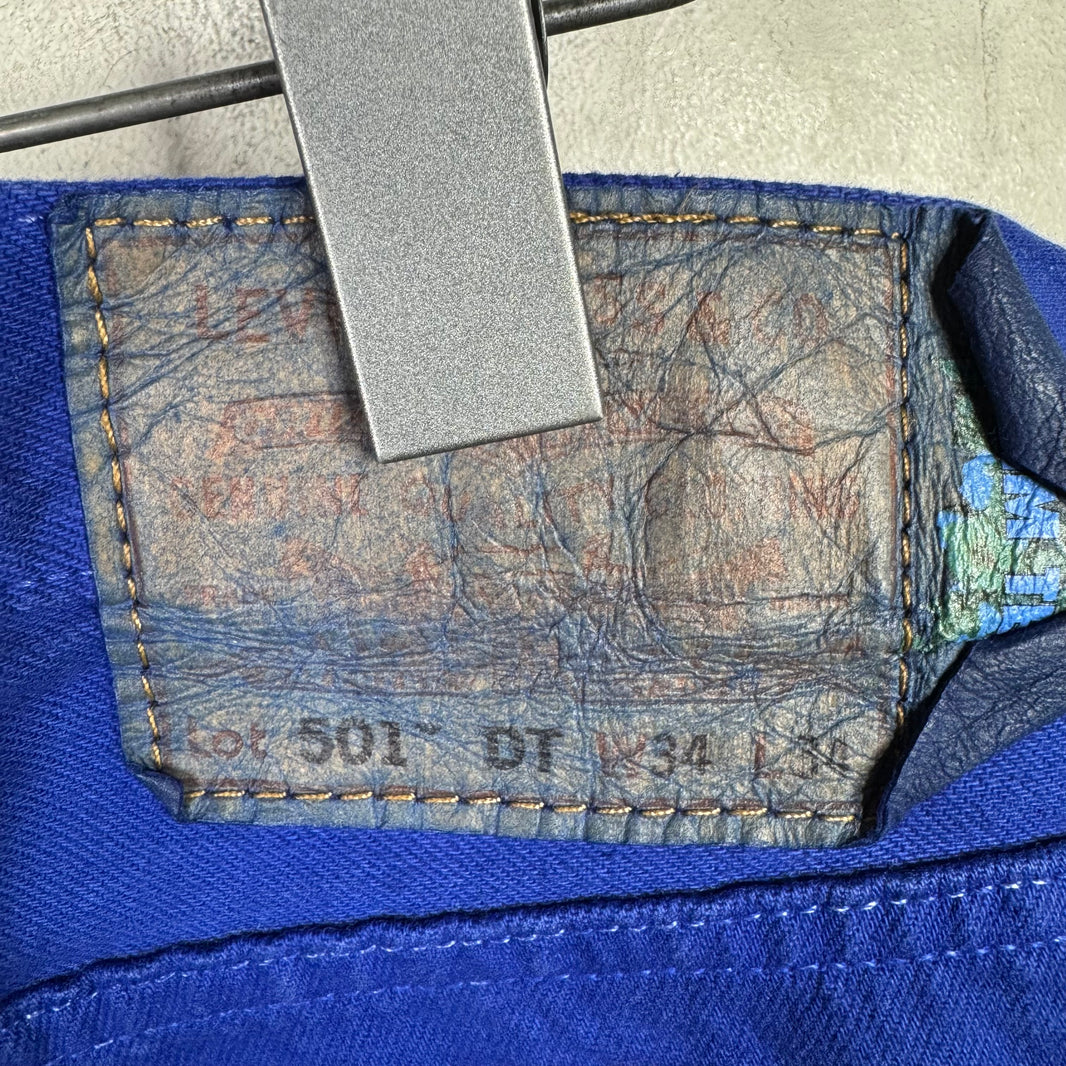 Denim Tears BStroy Levis Blue Pink Wreath Jeans