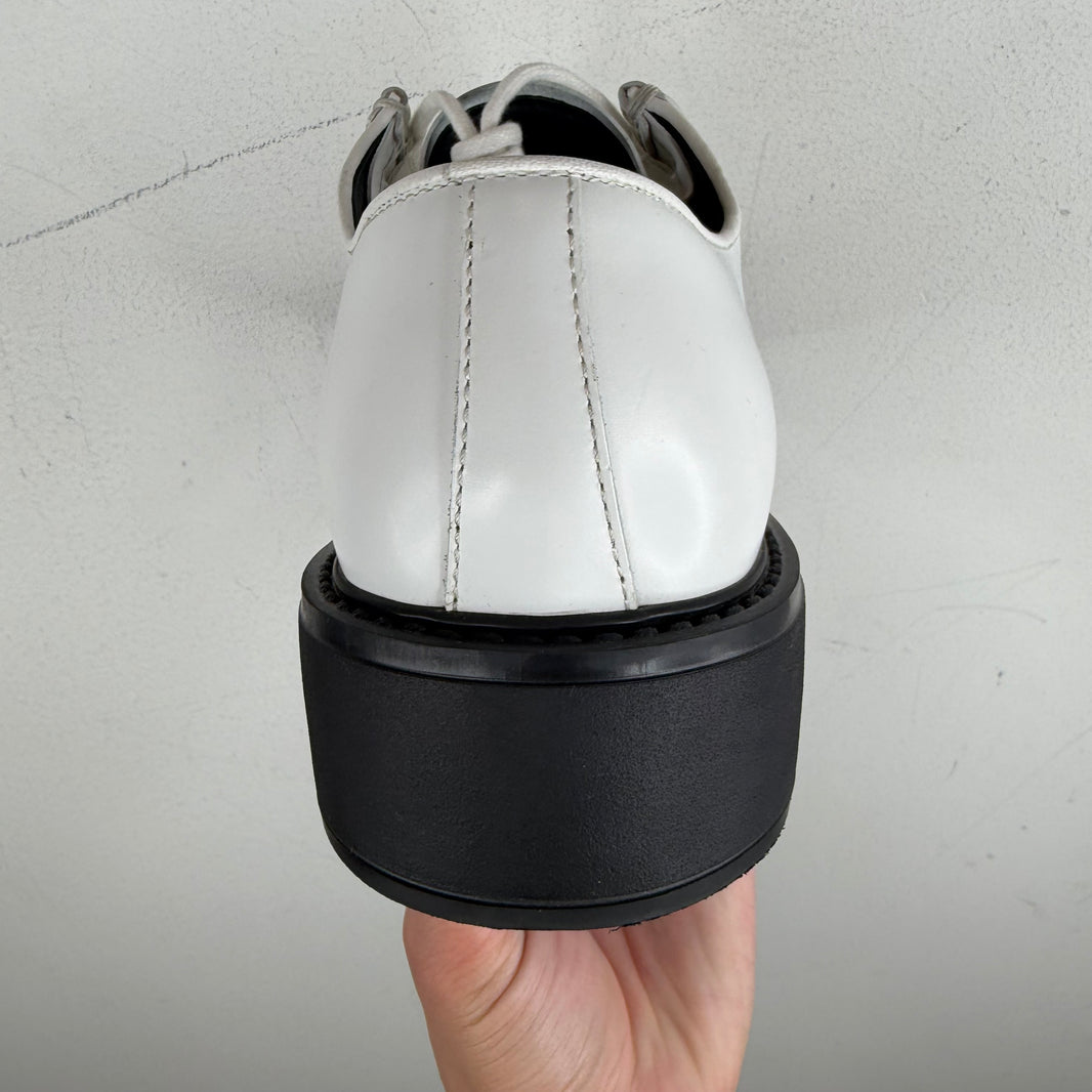Prada White Diapason Derby