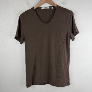Our Legacy Brown U-Neck T-Shirt