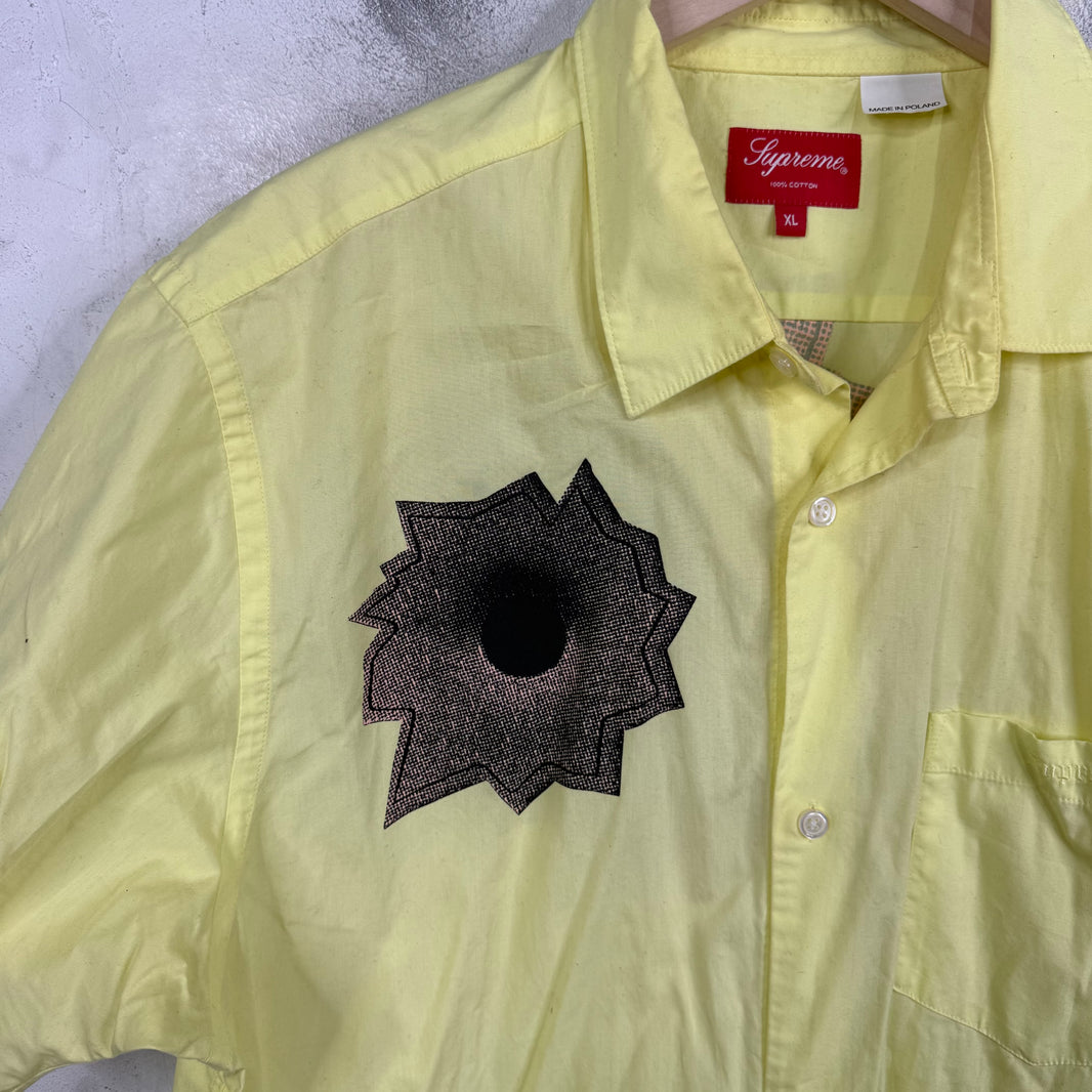 Supreme Nate Lowman Yellow Shirt