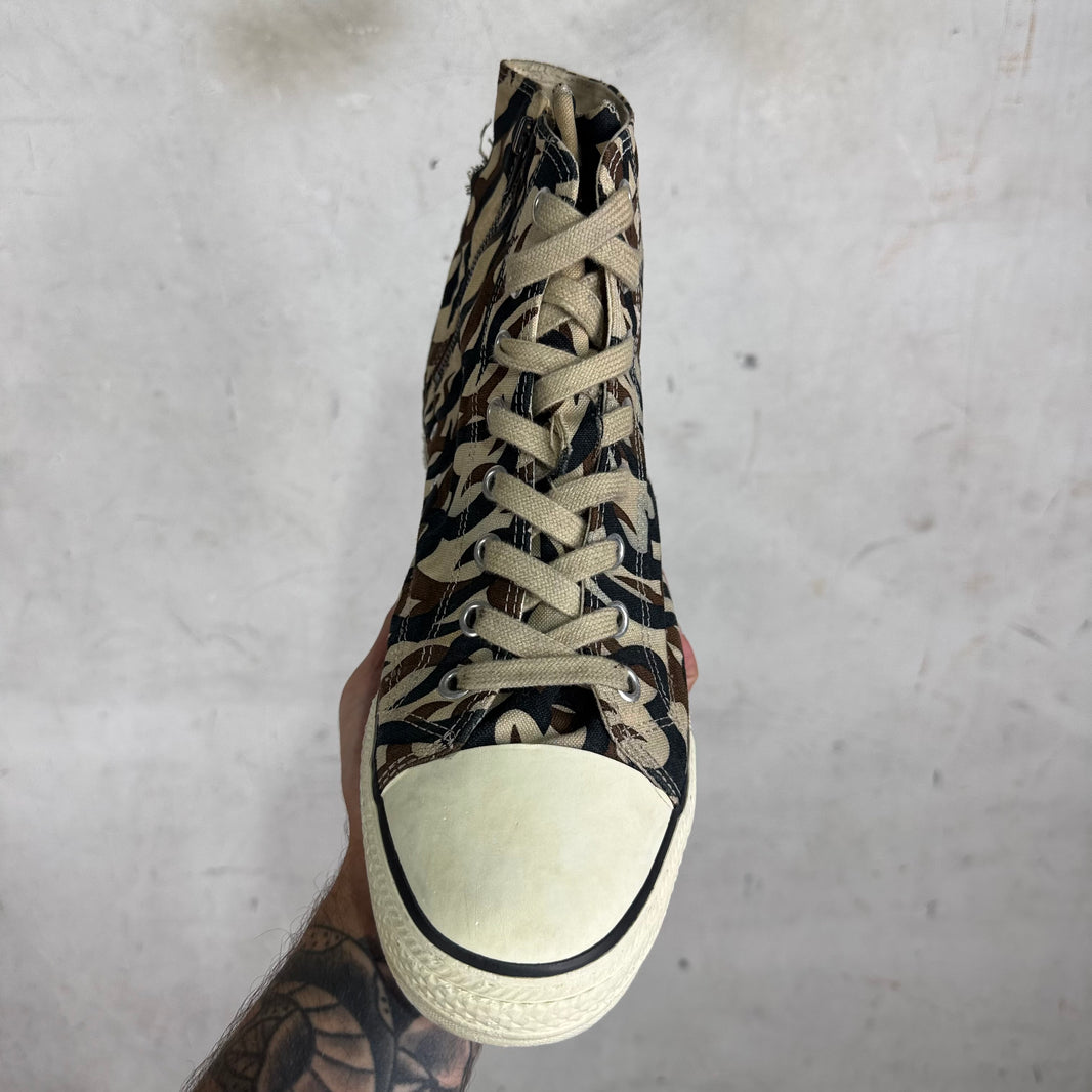 Number Nine Tribal Heart Lace Up Sneakers