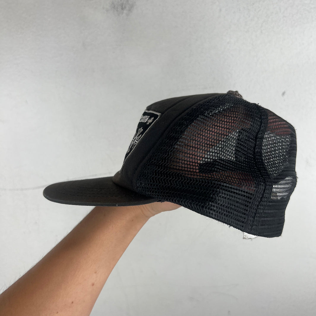 Chrome Hearts Smoked Hollywood Patch Trucker Hat