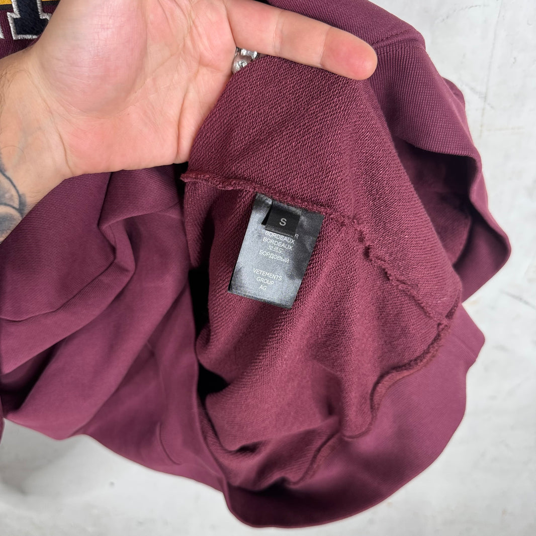 Vetements Paris Crest Double Hooded Hoodie