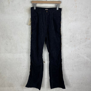 Kapital Corduroy Bondage Laced Gemstone Pants