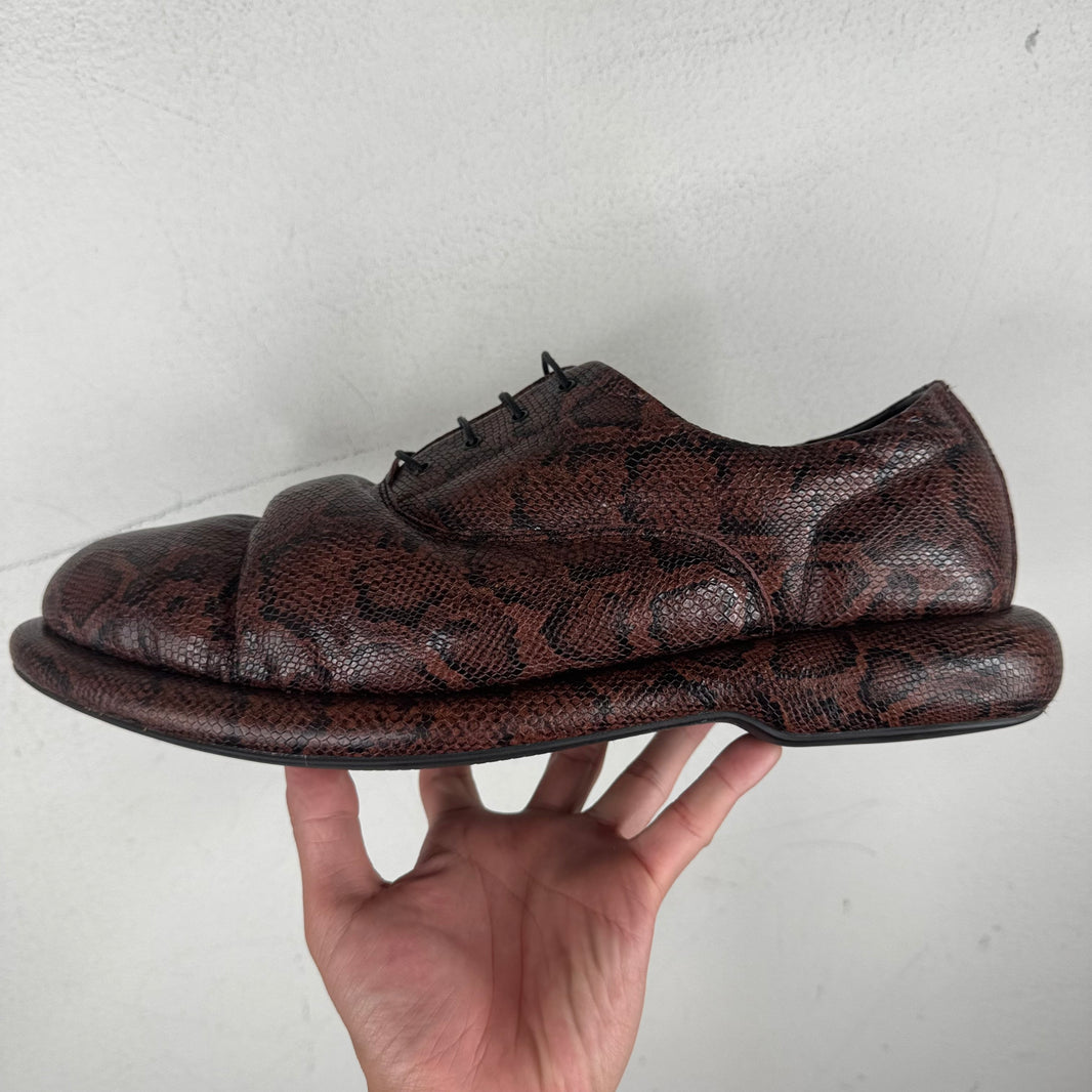 Martine Rose Clark Snakeskin Derbies