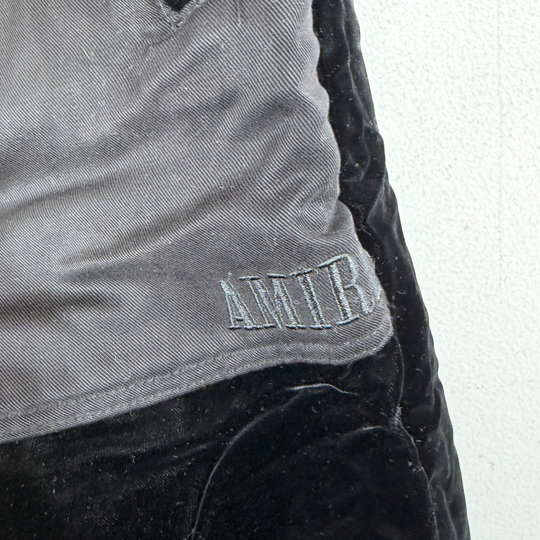 Amiri Black Velvet Pants