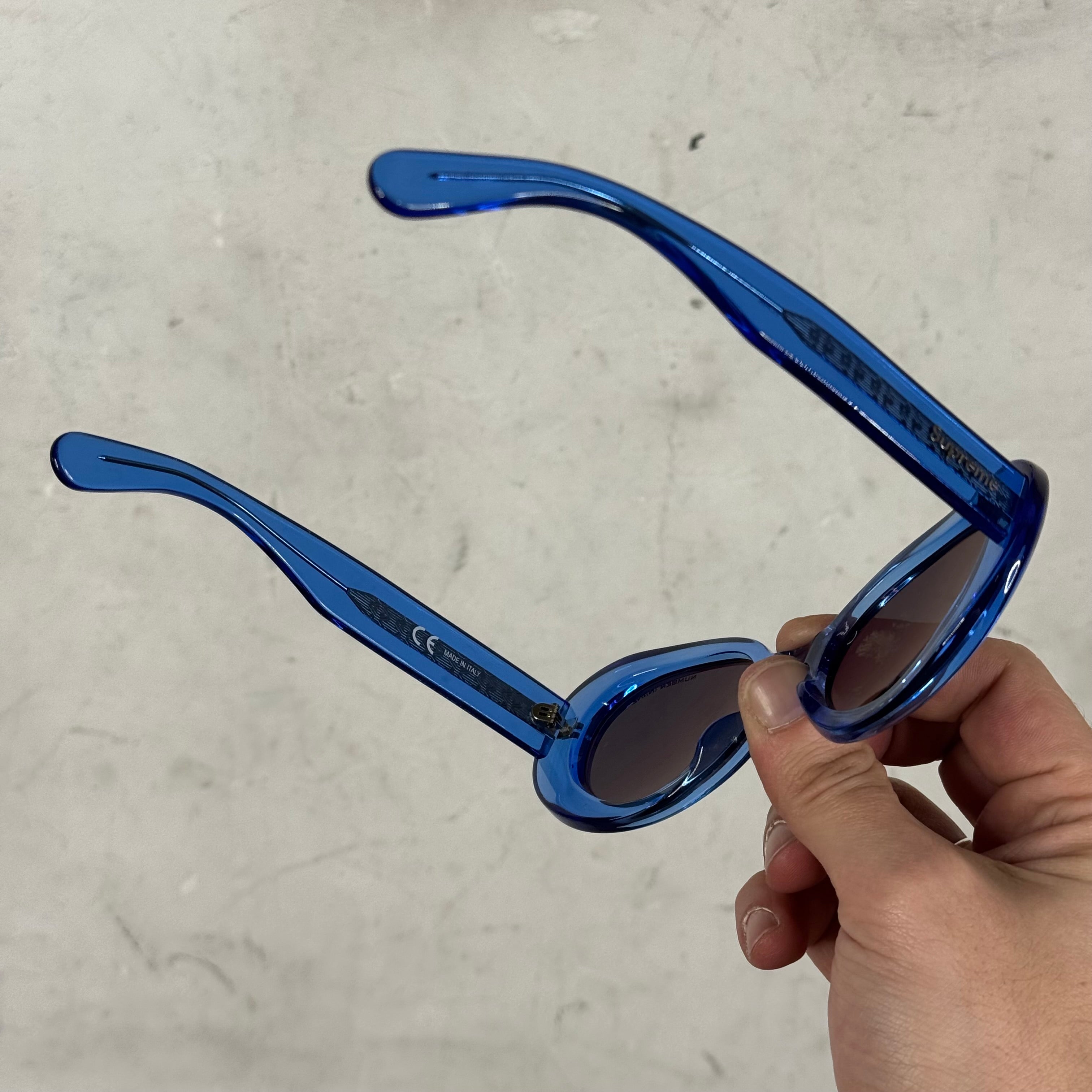Supreme x Number Nine Blue Sunglasses – www.Lukes.store