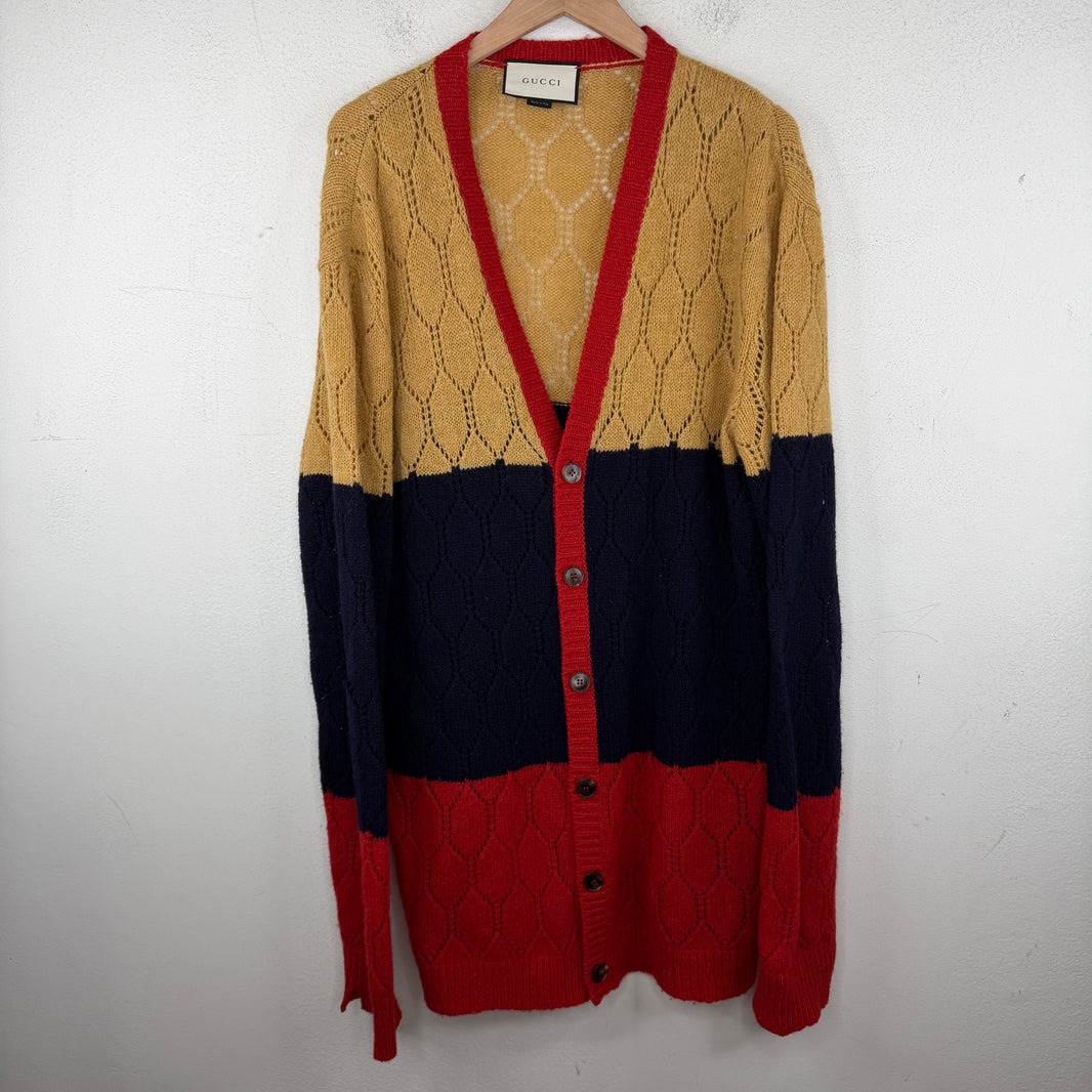 Gucci Color Blocked Cardigan