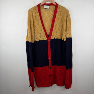 Gucci Color Blocked Cardigan