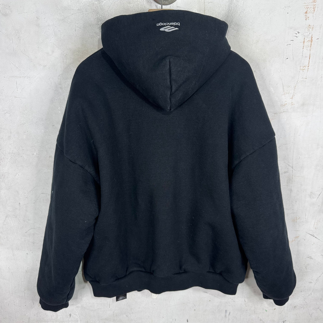 Balenciaga Skiwear Heavy Zip Hoodie