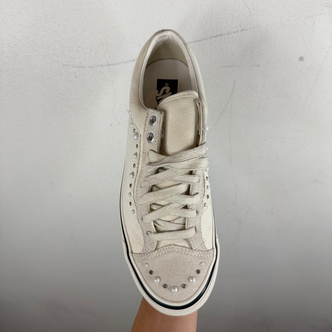 Vans White Pearlized Style 36 Sneakers
