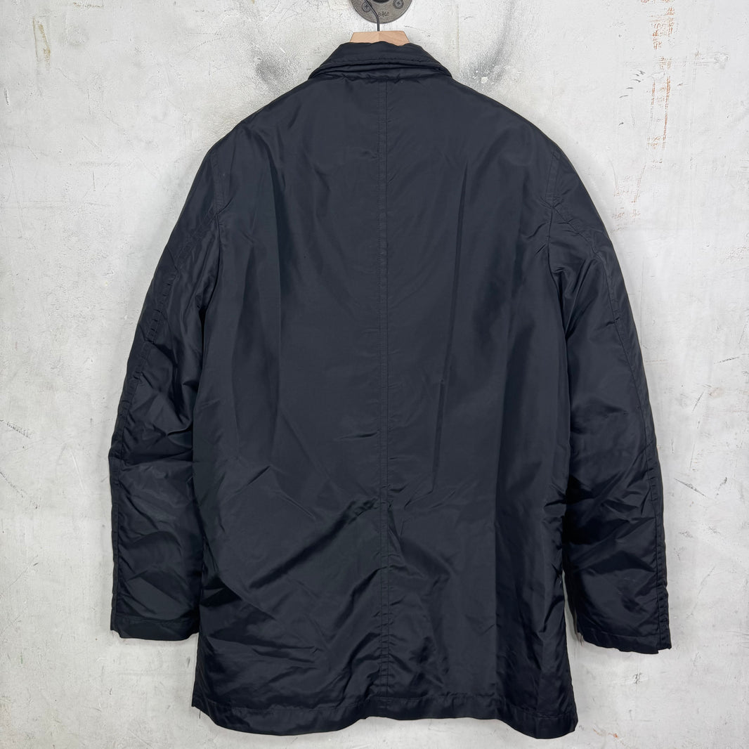 CDG Shirt Padded Nylon Peacoat