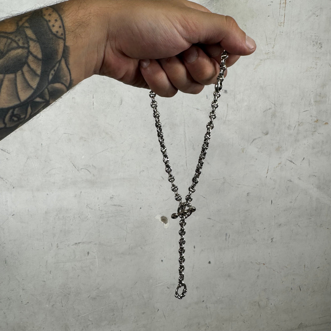 Hoorsenbuhs Open Link Diamond Clasp Necklace
