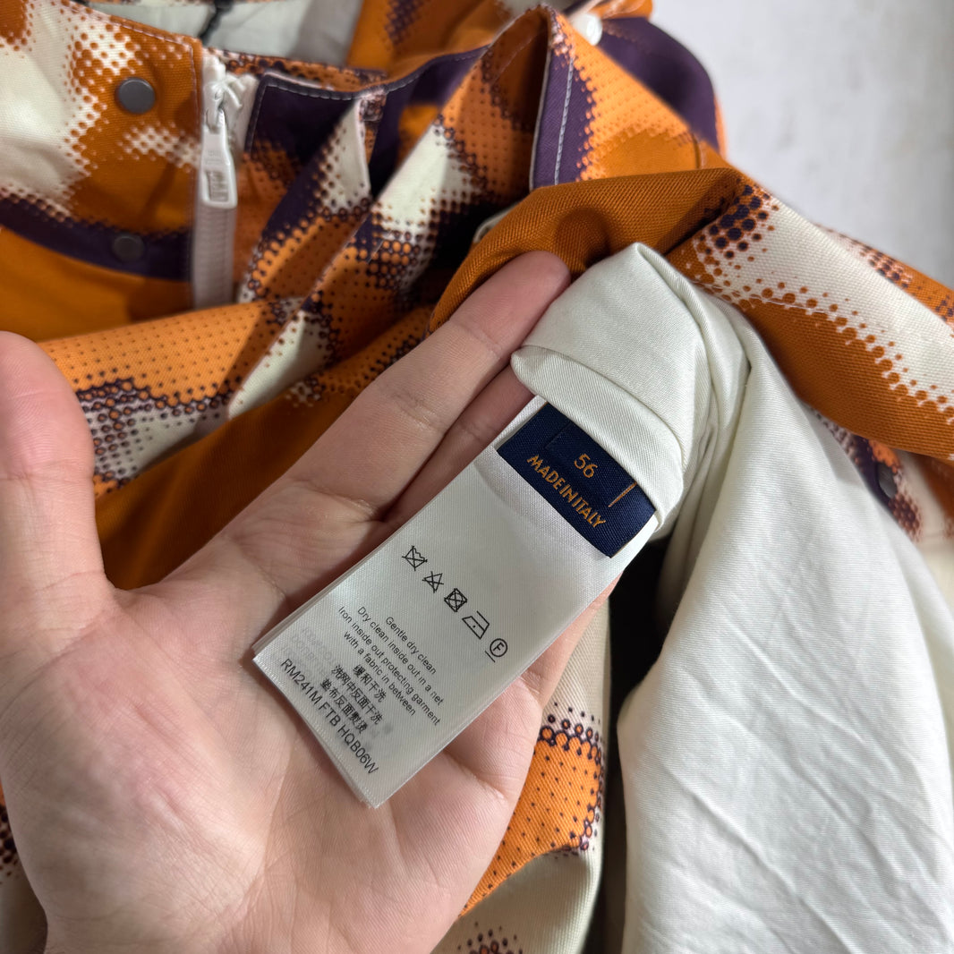 Louis Vuitton Orange Map Camo Jacket