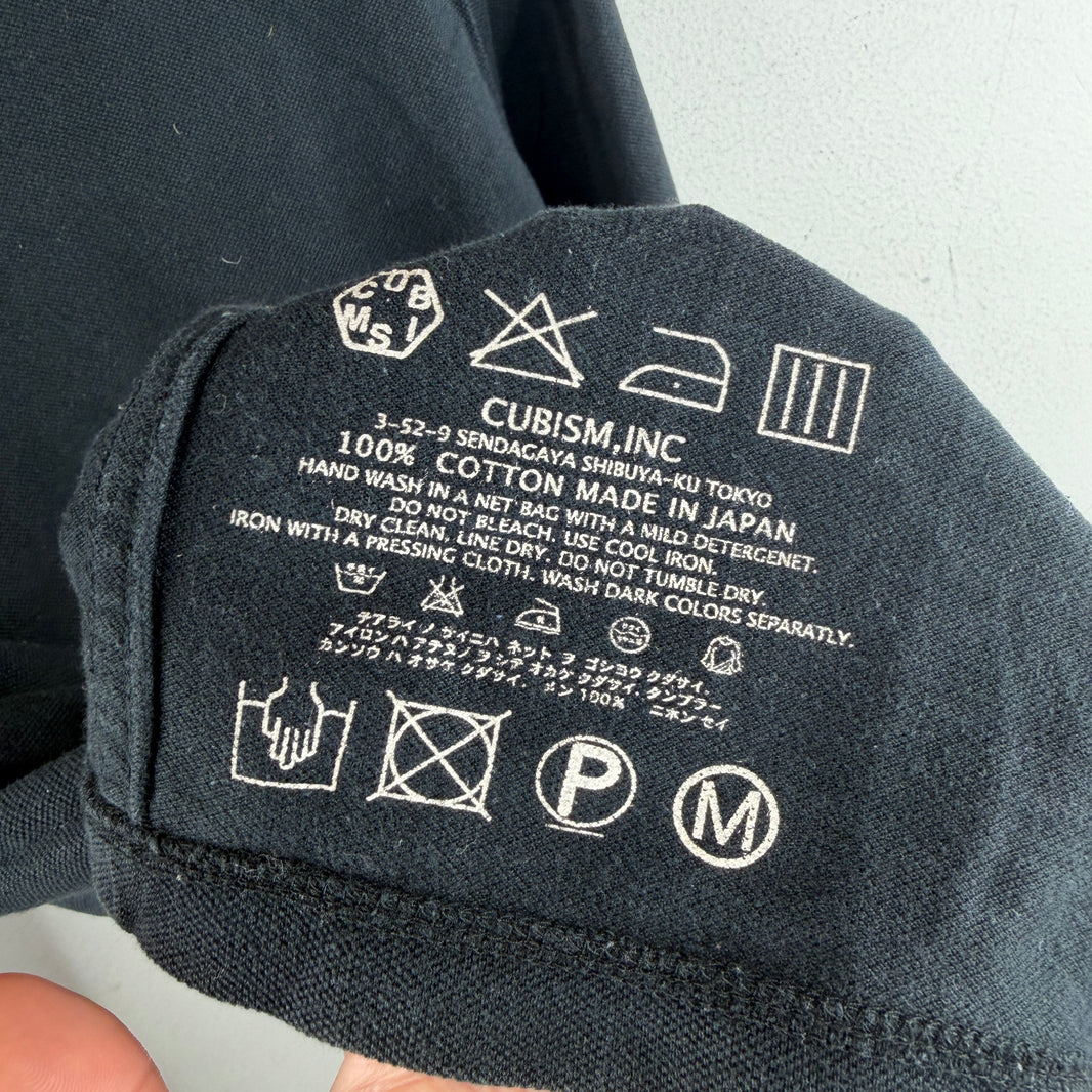 Visvim Black Longsleeve Polo T-Shirt