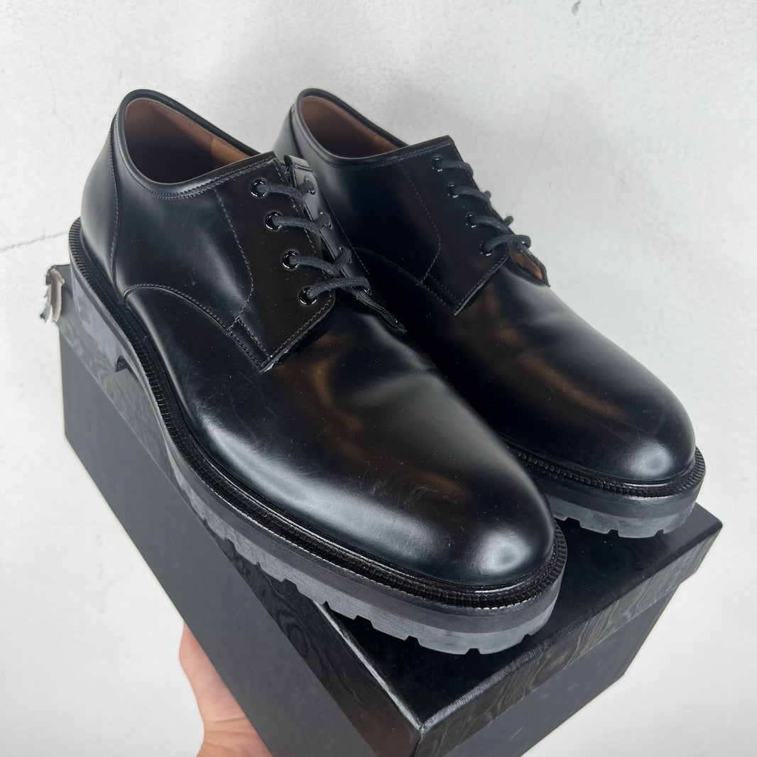 Dries Van Noten Black Leather Derby