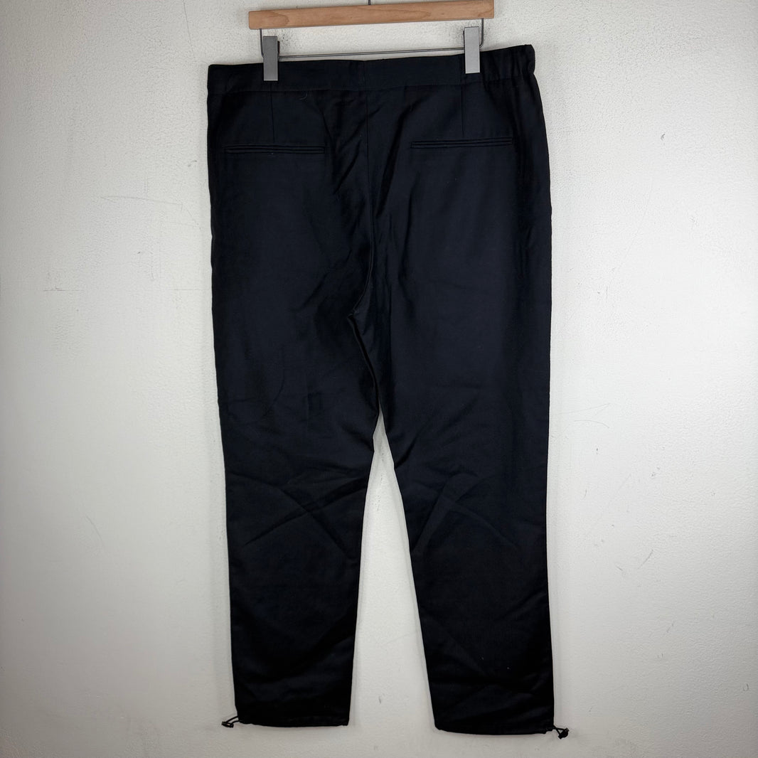 Acne Studios Pace Navy Wool Trousers