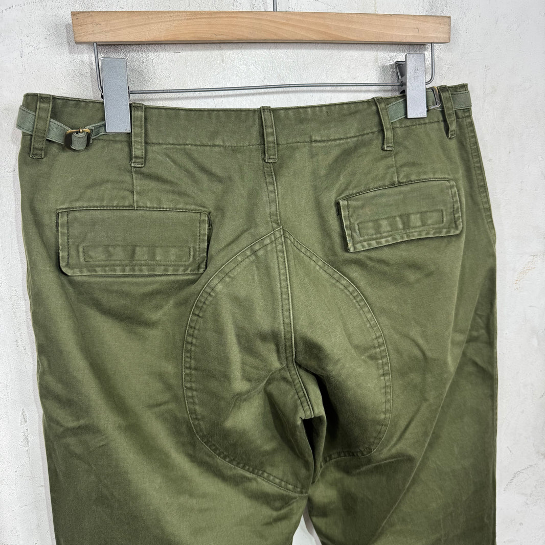 Miu Miu Olive Military Style Pants