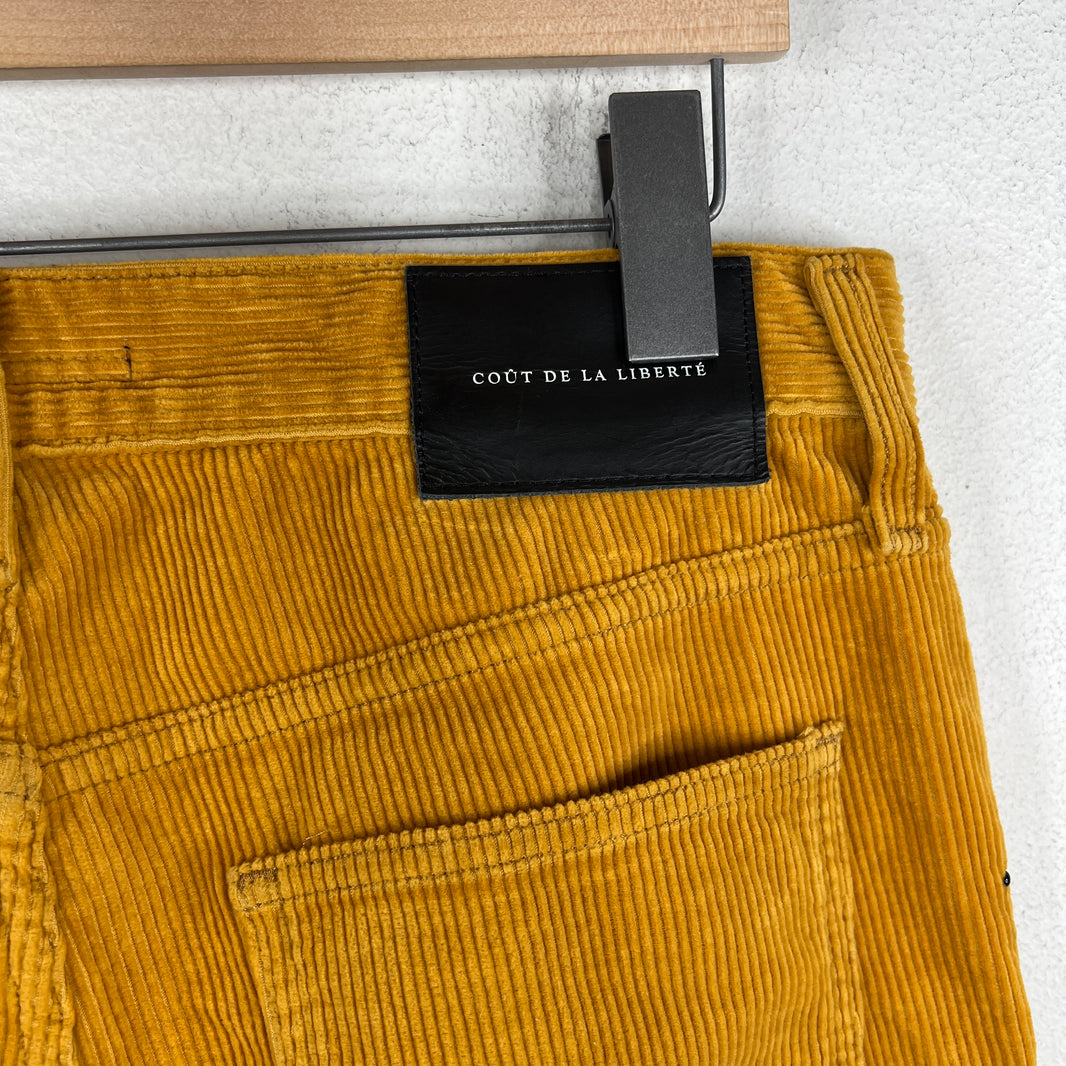 Cout De La Liberte Corduroy Jeweled Flare Pants