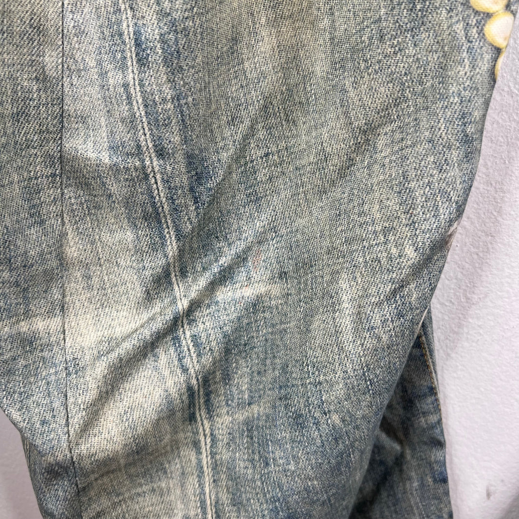 Acne Studios Pearl & Lace Trompe Denim Jeans
