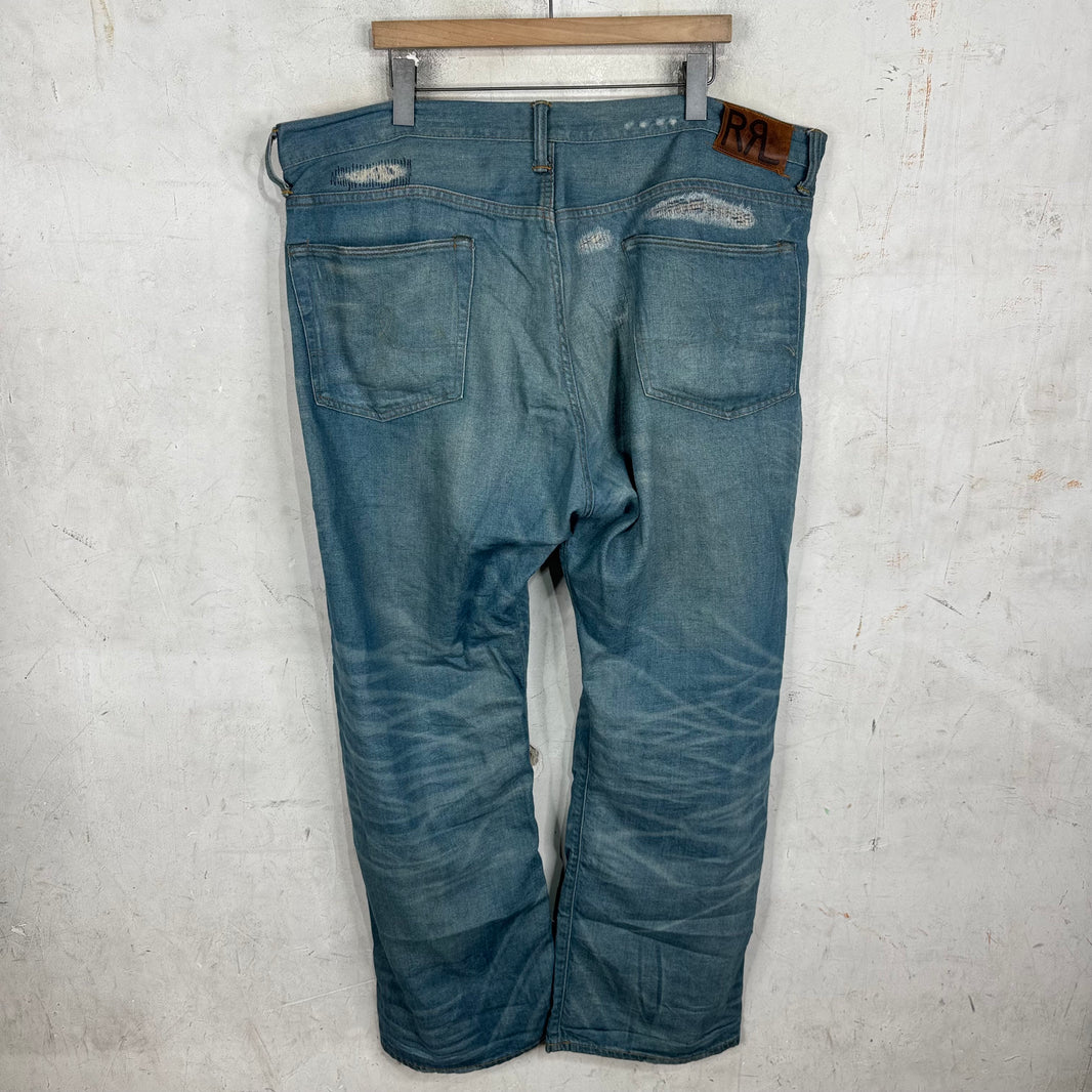 RRL Repaired Lightwash 5 Pocket Jeans