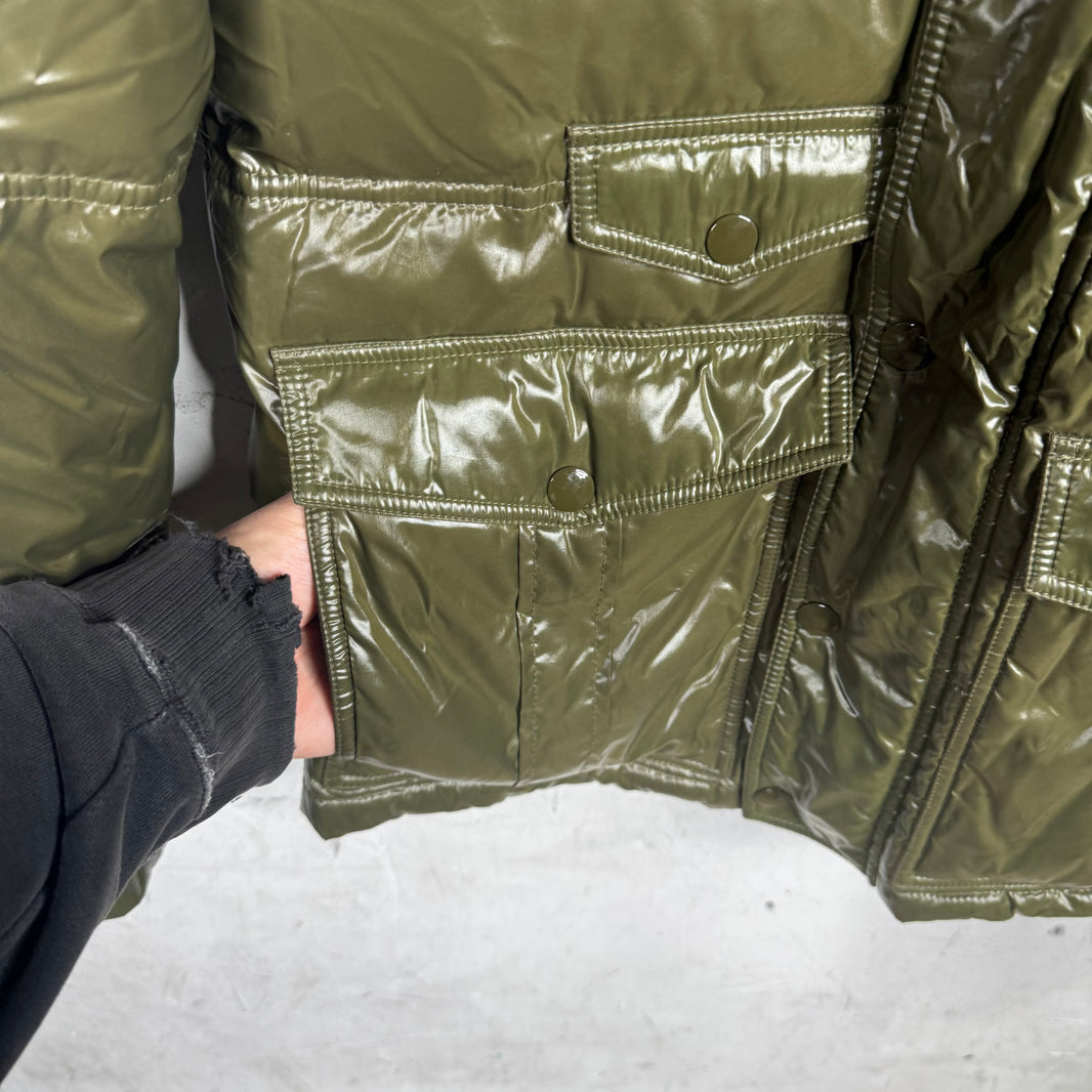 Gucci Army Green Puffer Jacket