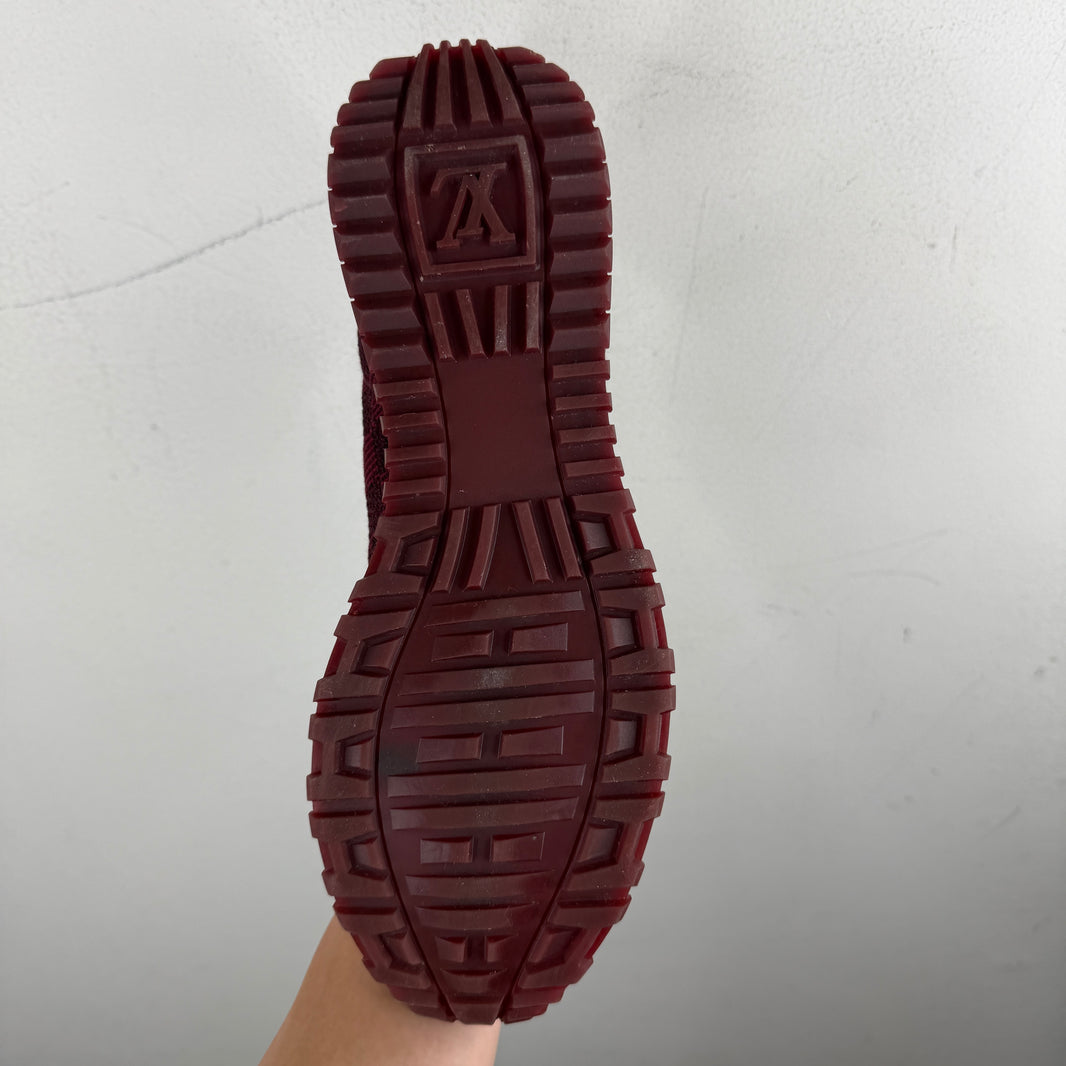 Louis Vuitton Maroon Run Away Sneakers