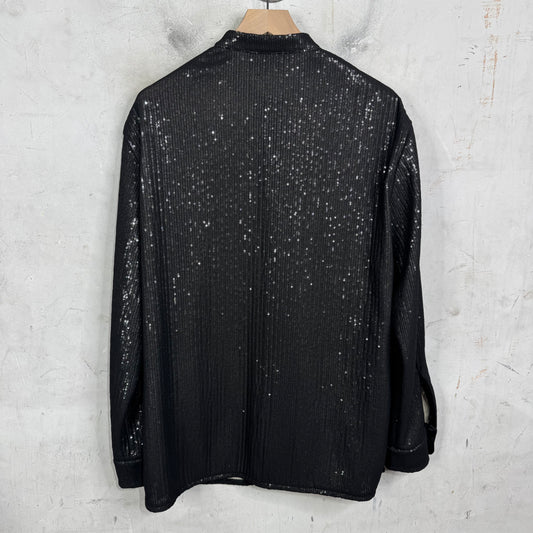 Amiri Sequin Button-Up Shirt