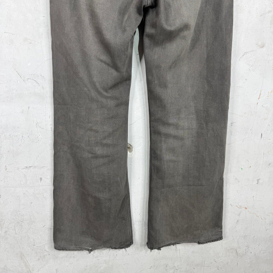 Acne Studios Grey Washed Bootcut Jeans