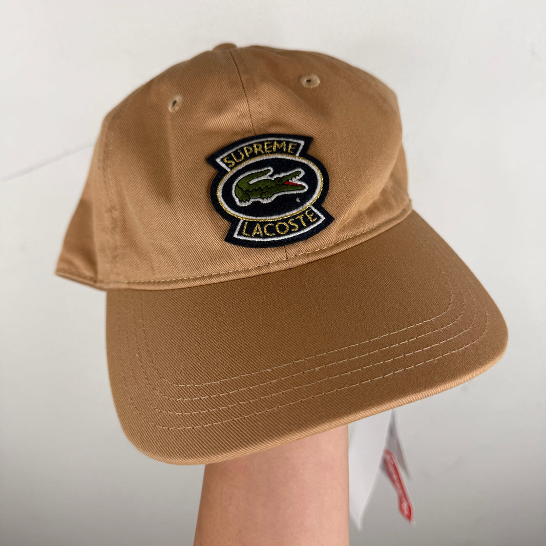 Supreme Lacoste Twill 6 Panel Hat