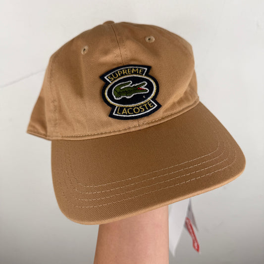 Supreme Lacoste Twill 6 Panel Hat