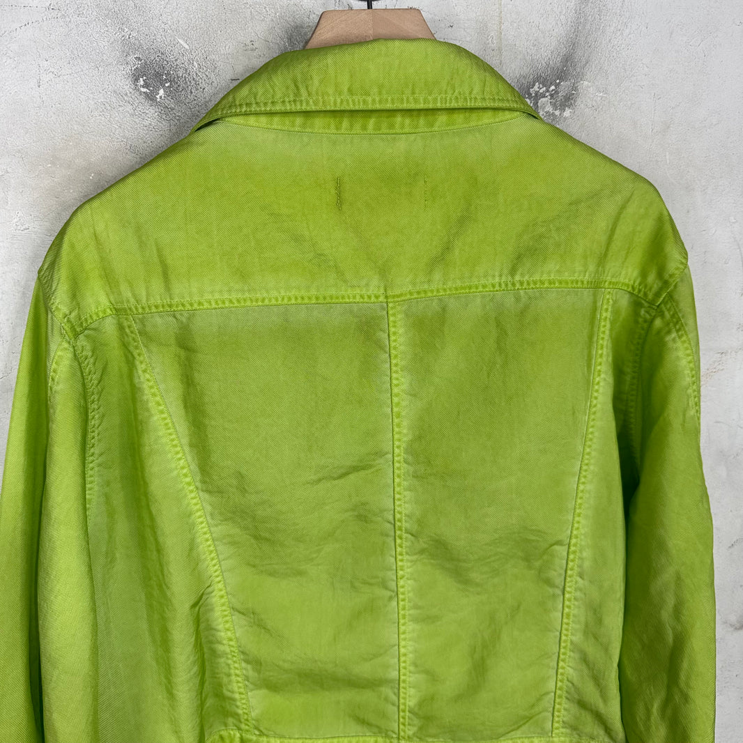 Martine Rose Green Nylon Overshirt