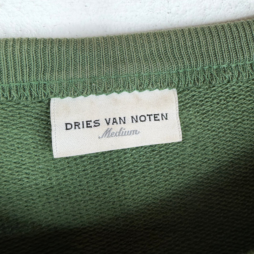 Dries Van Noten Plain Green Crewneck