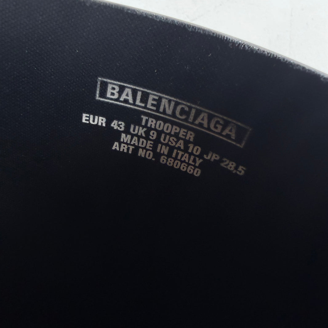 Balenciaga Black Trooper Boots