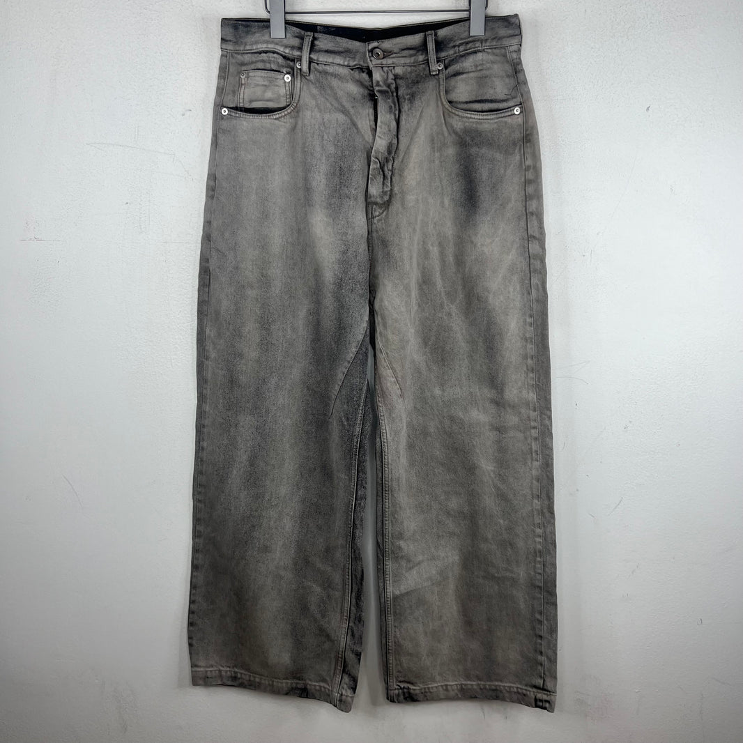 Rick Owens Grey Geth Jeans