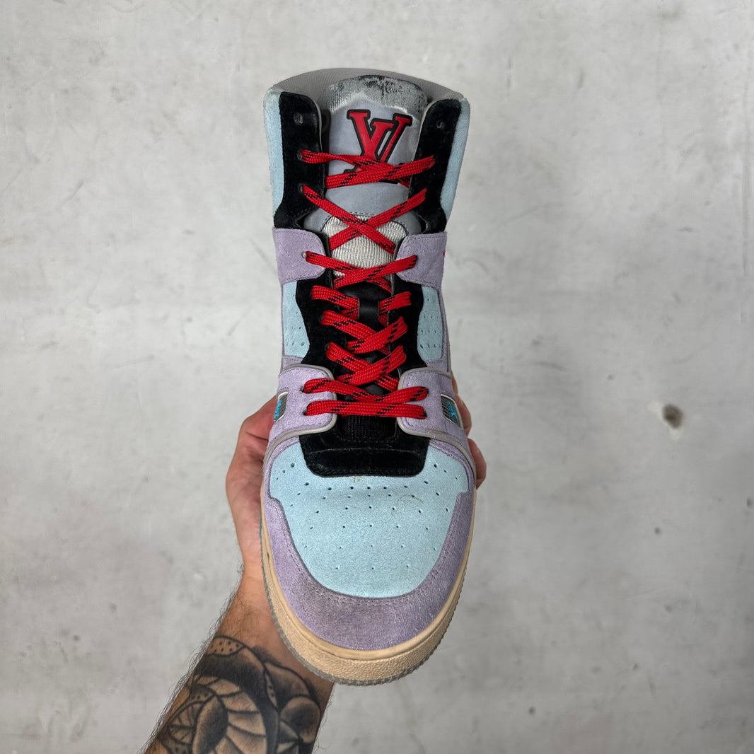 Louis Vuitton Purple Suede 508 Trainer Highs