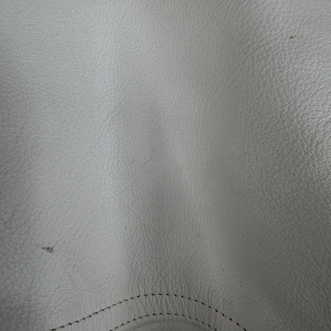 Supreme Nike White Leather Hooded Anorak