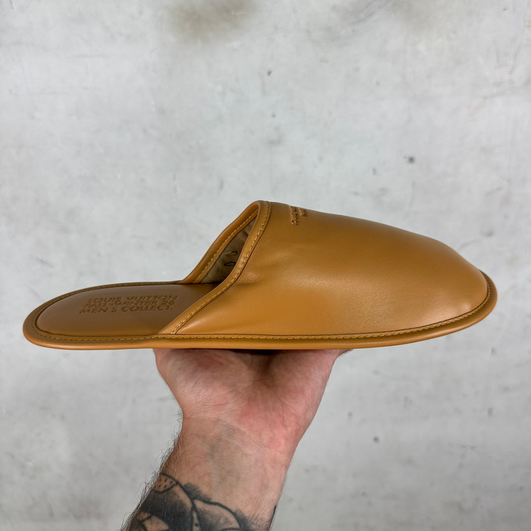 Louis Vuitton Leather Invite Slippers