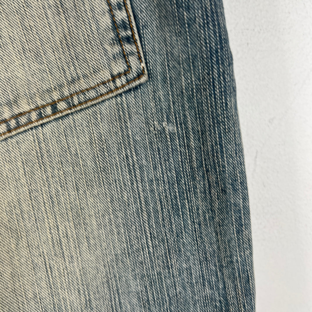 Balenciaga Paneled Drawstring Baggy Denim Jeans