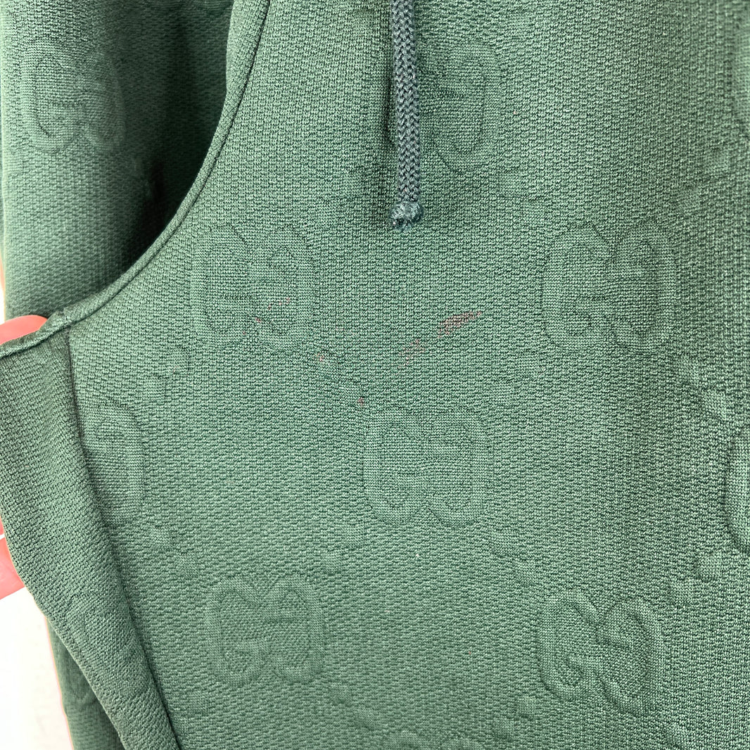 Gucci Green GG Monogram Track Pants
