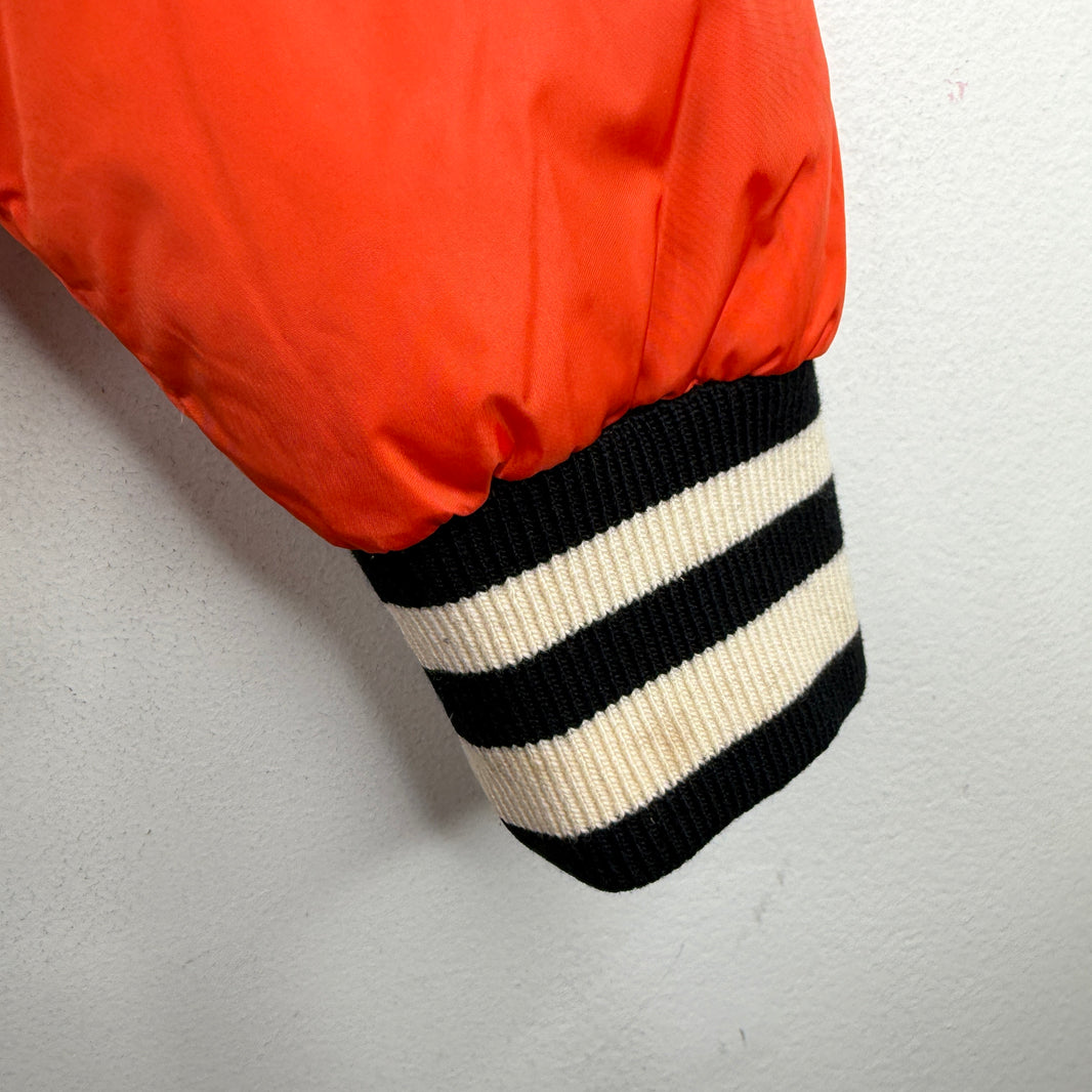 Gucci Yankees Orange Puffer Snap Button Jacket
