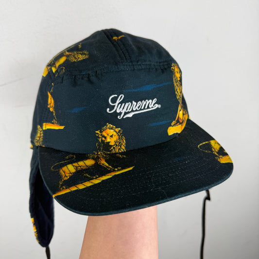 Supreme Lion 6 Panel Trapper Hat